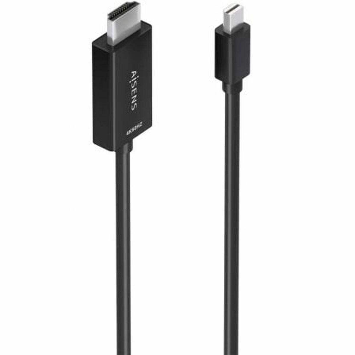 Aisens Mini Displayport Til Hdmi-kabel 60 Cm Sort A125-0885