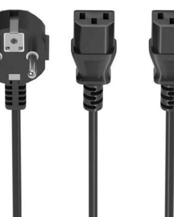 Aisens Strømkabel A132-0865  Eu Til C13      Sort