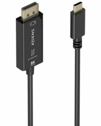 Aisens Usb-  Til Displayport Kabel       Sort