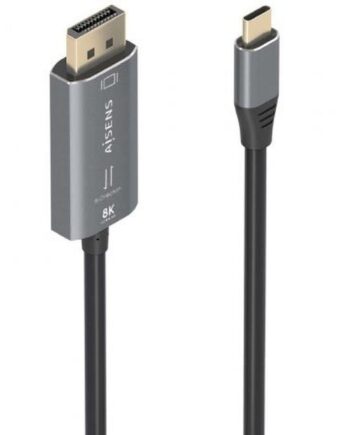 Aisens Usb-  Til Displayport-kabel        Sort