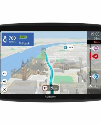 Bil Gps Tomtom   Quot  Sort Med Touchscreen  Bluetooth Og Wifi