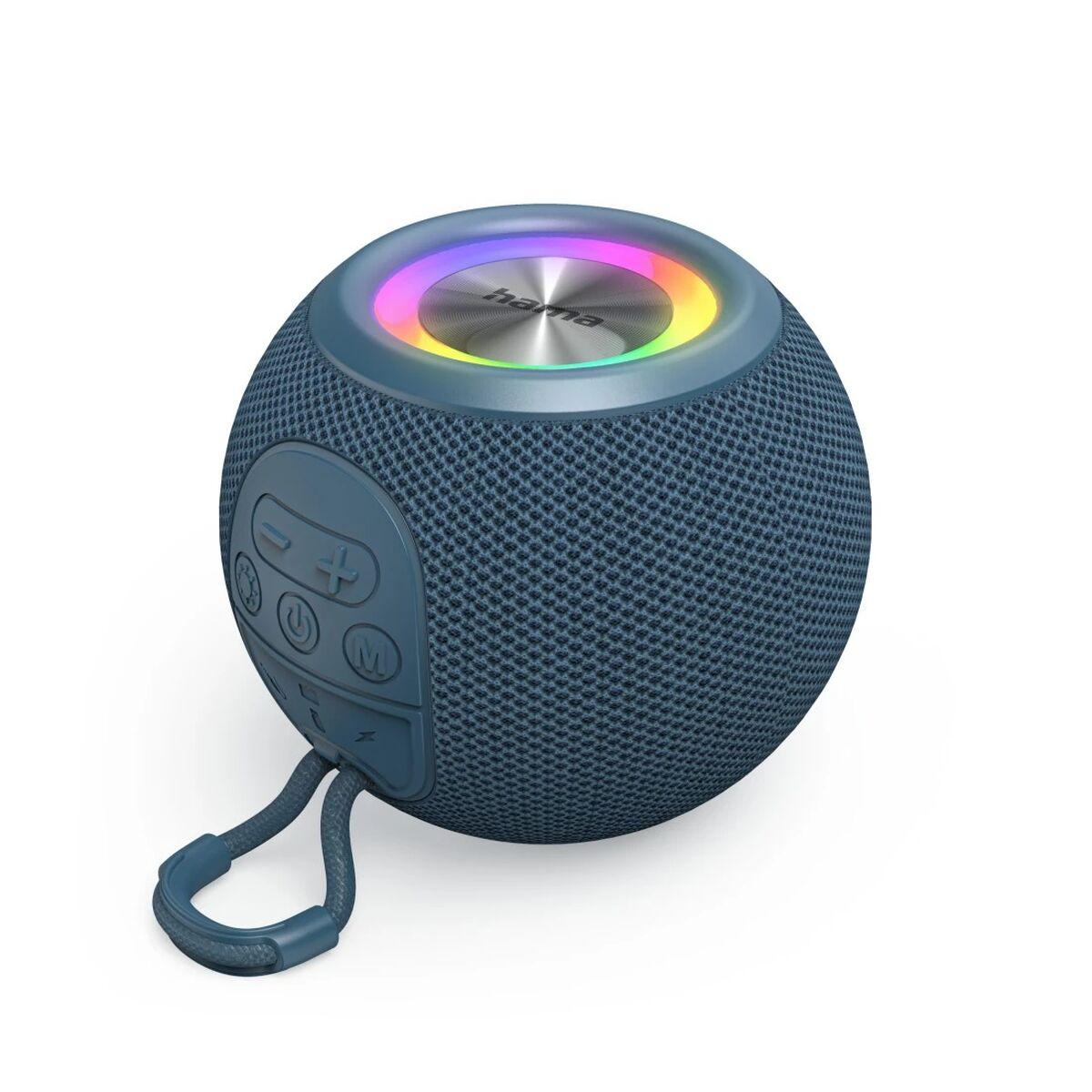 Bluetooth-højttaler Hama Blå Bærbar Med Led-lys