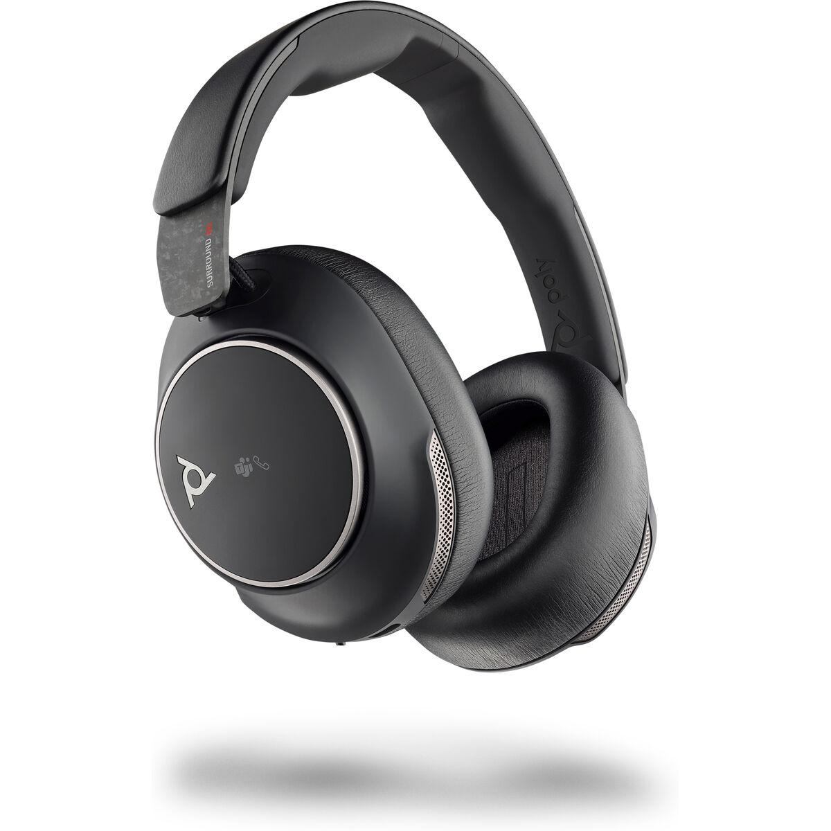 Bluetooth-høretelefoner Poly Voyager Surround 80 Uc Sort