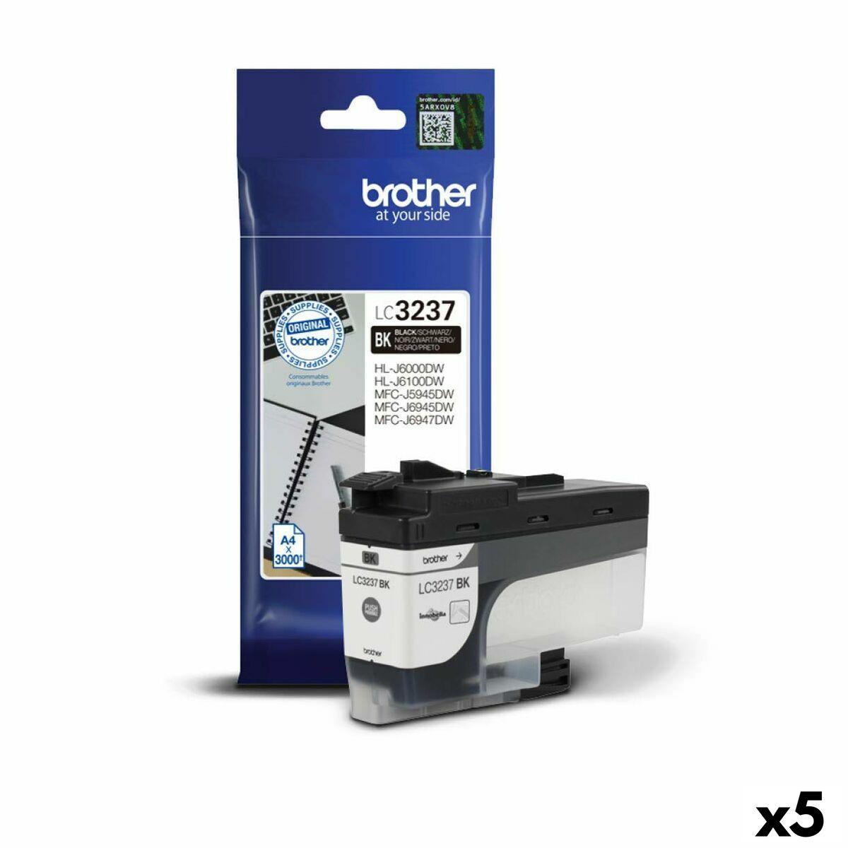 Brother Lc3237 Bk Blækpatron Sort -pak Til Hlj6000 Mfcj5945 6945