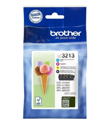 Brother Lc3213 Blækpatron Sort Cyan Magenta Gul   -pak