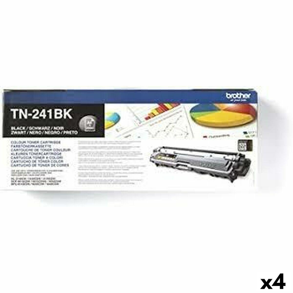 Brother Tn-241bk Original Toner Sort -pak Til Hl3140cw Hl3150cdw Dcp9020cdw Dcp91010