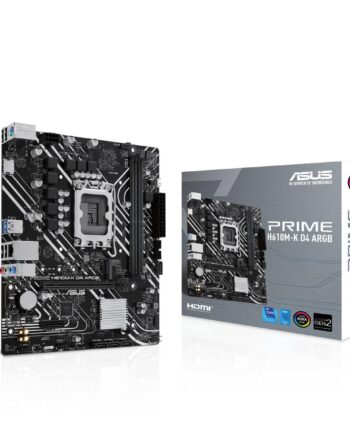 Bundkort Asus Prime H610m-  D4 Argb  Lga 1700  Microatx