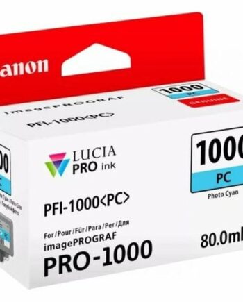 Canon Pfi-1000 Pc Blækpatron Cyan  80 Ml  0550c001