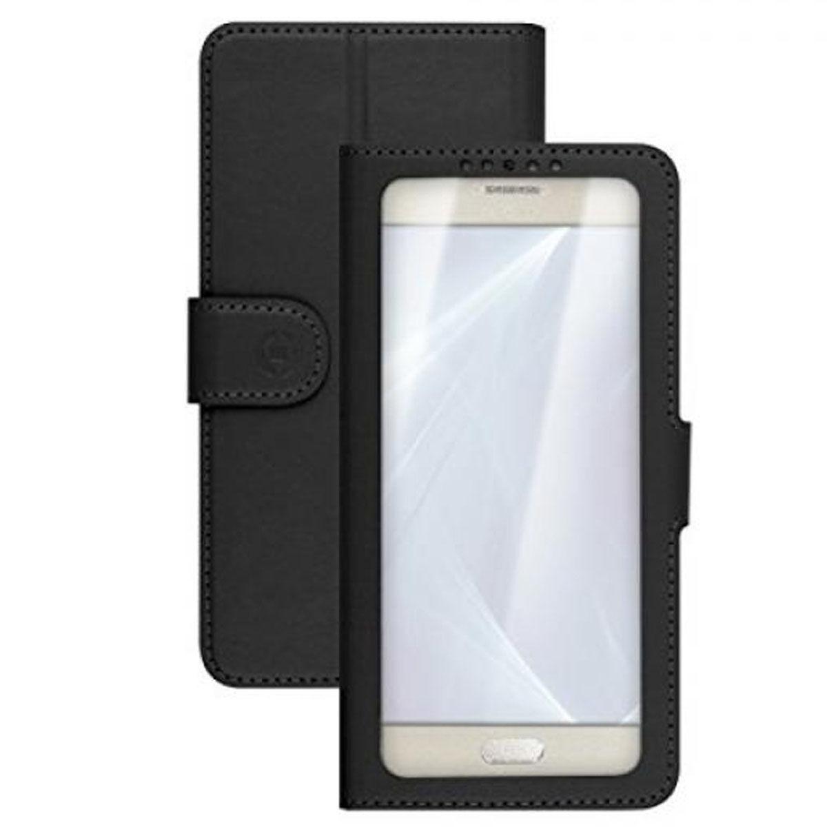 Celly Unicaviewlbk Mobilcover Sort Universal