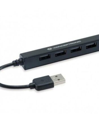 Conceptronic Usb Hub Hubbies05b   Porte  Sort