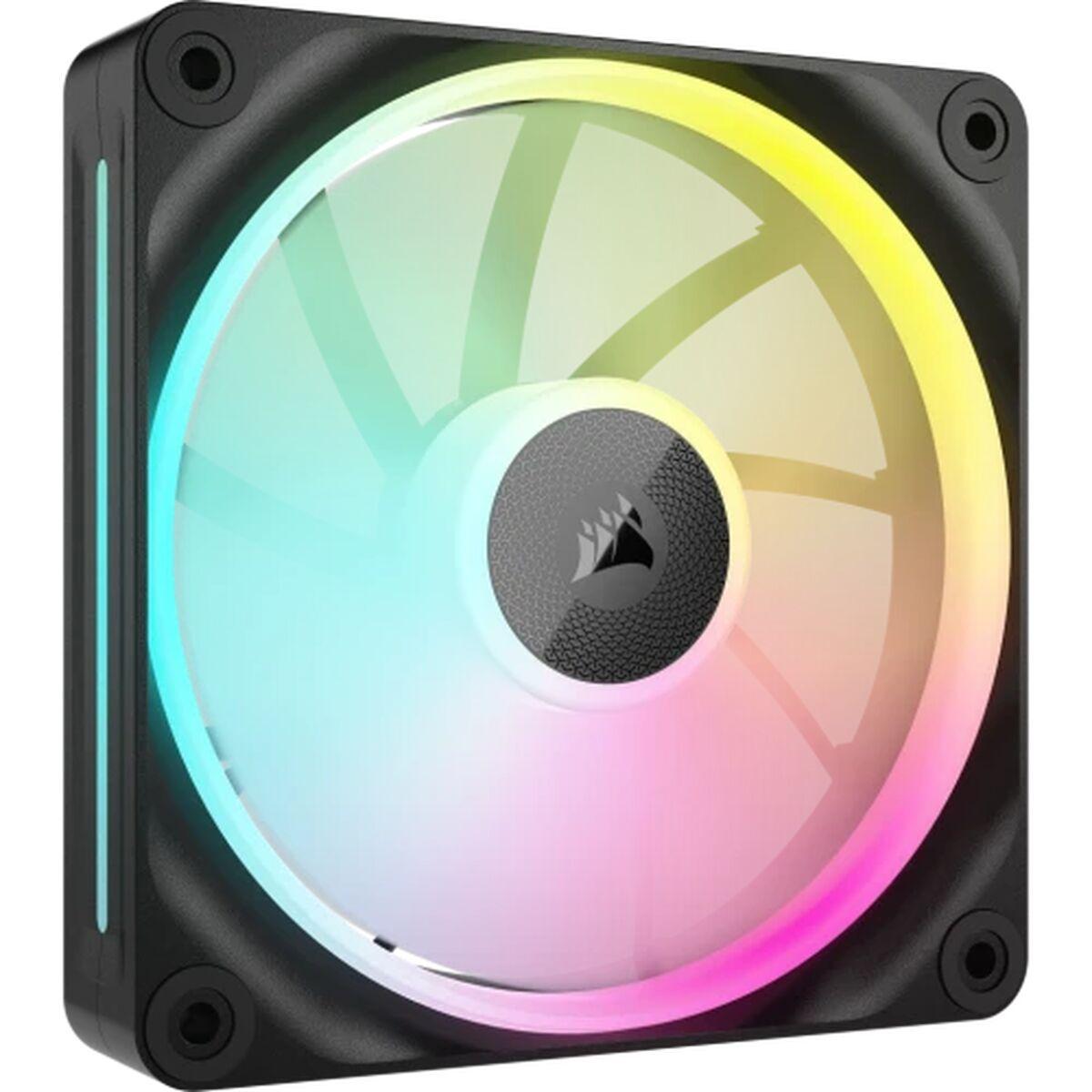 Cpu Køler Corsair Lx140 Rgb 140 Mm Ventilator Sort