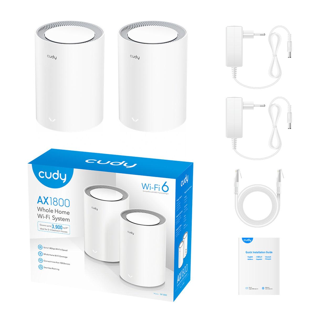 Cudy Ax1800 Wifi Forstærker 2pak