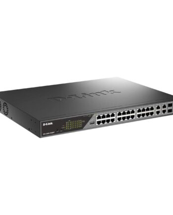 -link Dss-200g-28mp   Netværksswitch 24x Rj45  4x Sfp  1u