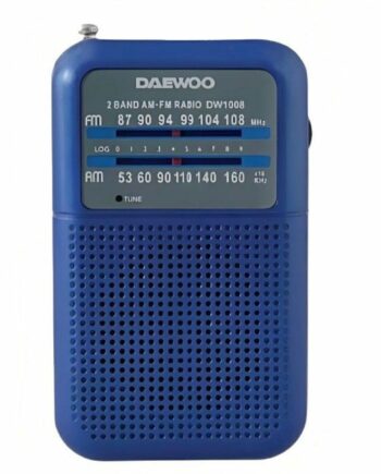 Daewoo Dw1008bl Bærbar Am Fm Radio Blå