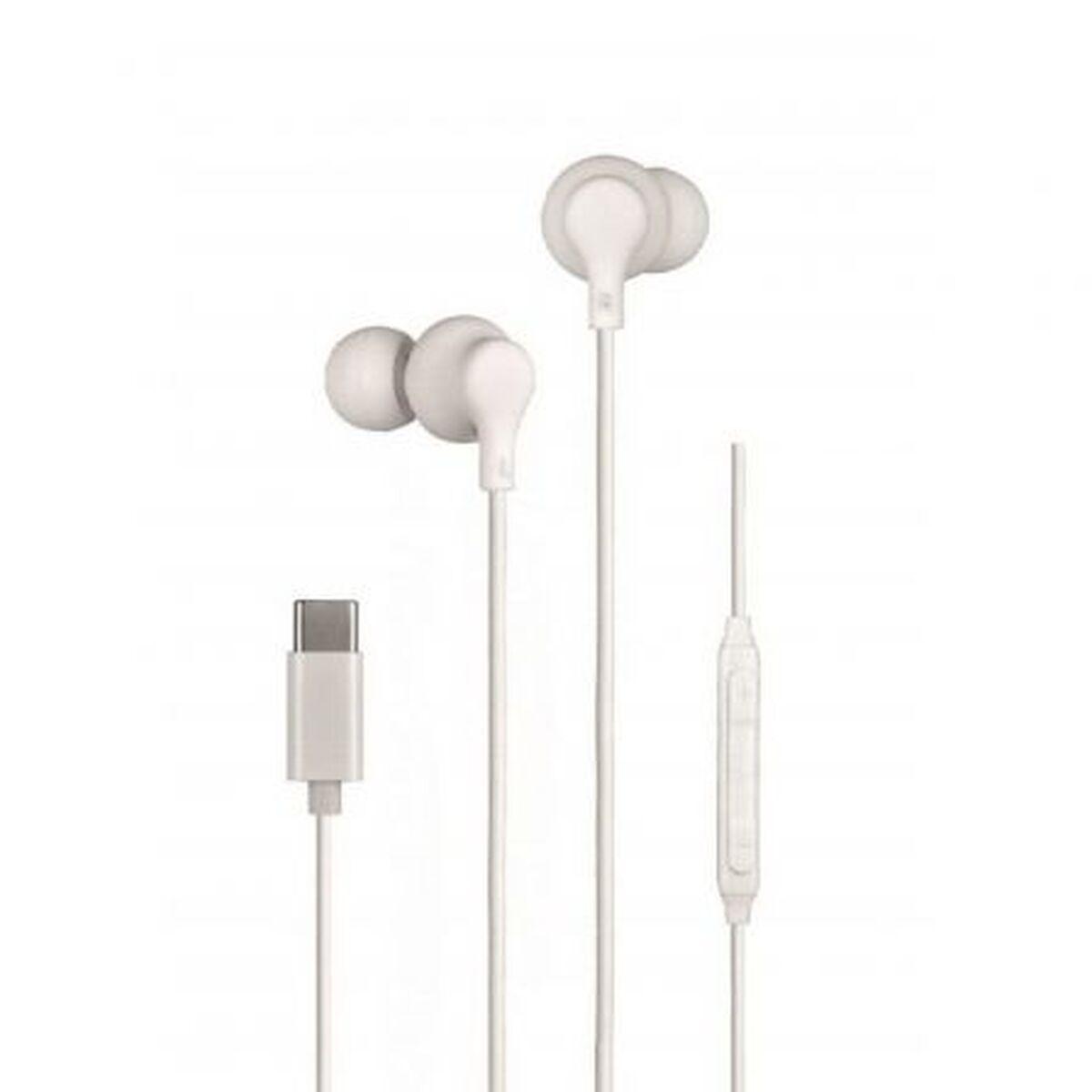 Daewoo Dw2016 In-ear Høretelefoner Med Mikrofon Hvid Usbc