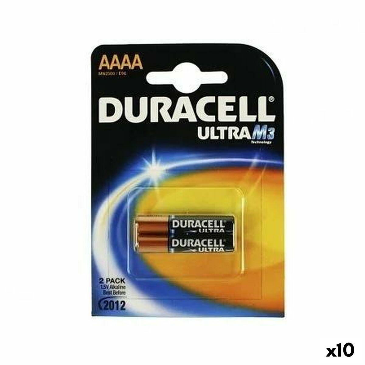 Duracell Aaaa Alkaline Batterier 10 Stk