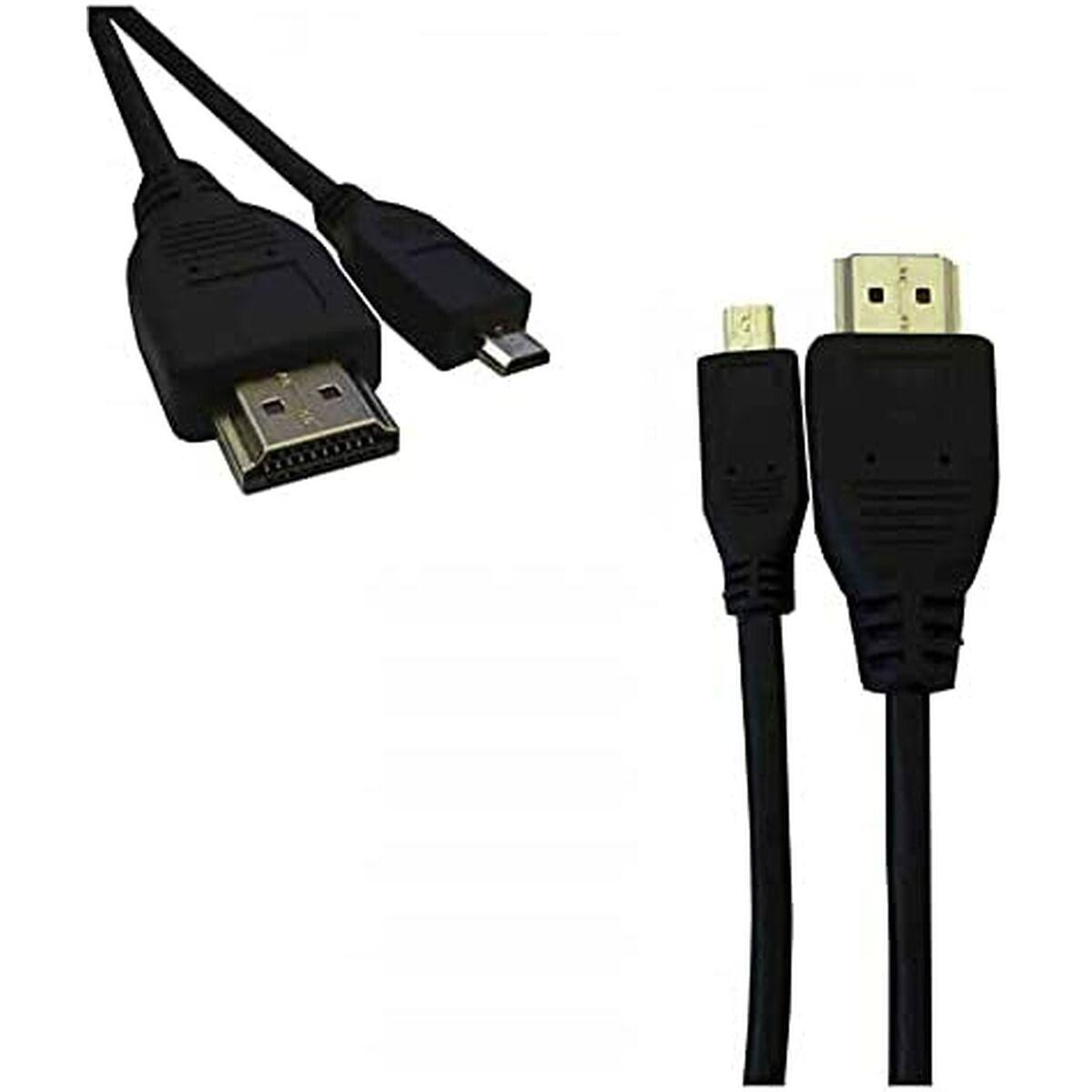 Edm Hdmi Til Micro Hdmi Kabel Sort