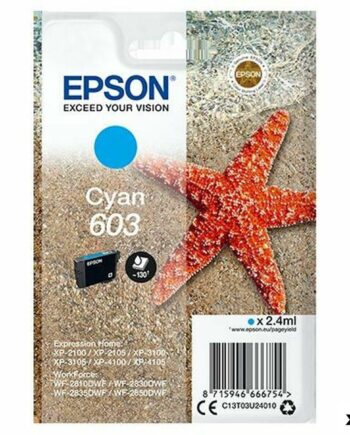 Epson 603 Cyan Original Blækpatron Pakke Med 10