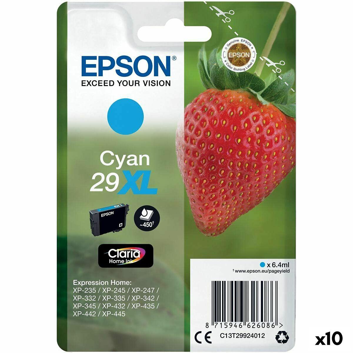 Epson 29 Cyan Original Blækpatron 10-pak