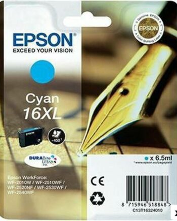Epson 16  Cyan Original Durabrite Ultra Ink  10 Stk