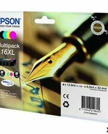 Epson Durabrite Ultra 16  Blækpatroner Multipack Sort Cyan Magenta Gul    Stk