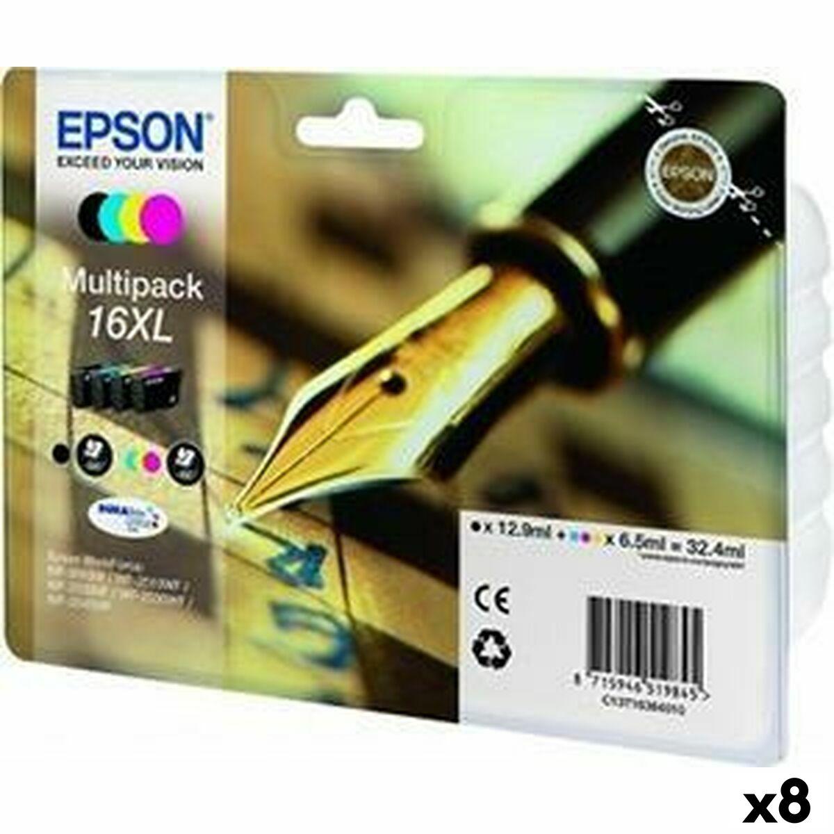 Epson Durabrite Ultra 16 Blækpatroner Multipack Sort Cyan Magenta Gul Stk