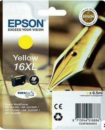 Epson 16  Gul Blækpatron Durabrite Ultra  10-pak