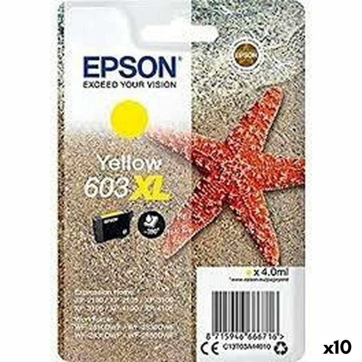 Epson 603 Gul Blækpatron Original Pakke Med 10