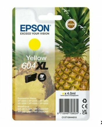 Epson 604  Gul Blækpatron Original  10-pak Til Xp-2200 Wf-2910dwf