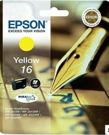 Epson 16 Gul Original Blækpatron  Durabrite Ultra  10-pak