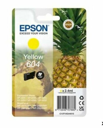 Epson 604 Gul Sort Original Blækpatron 10 Stk