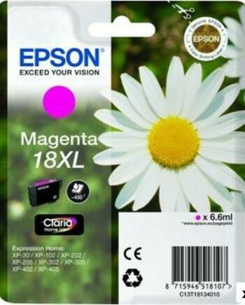 Epson 18  Magenta Original Blækpatron  Pakke Med 10
