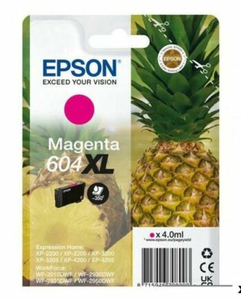 Epson 604  Magenta Original Blækpatron  10-pak  Til Xp-2200   Wf-2910dwf