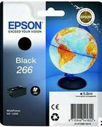 Epson Original Blækpatron 266  Sort Til Workforce Wf-100w Wf-110w   -pak