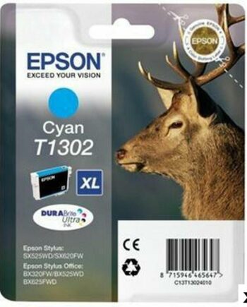 Epson Original Blækpatron T1302 Cyan Bx320fw    Stk