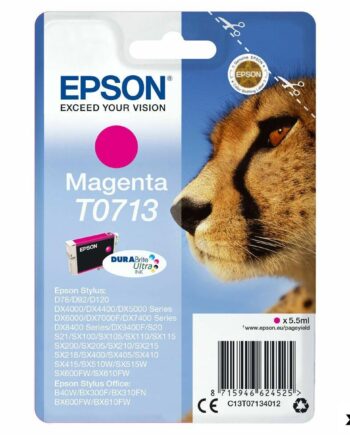 Epson Original Blækpatron T0713 Magenta Pakke Med 10