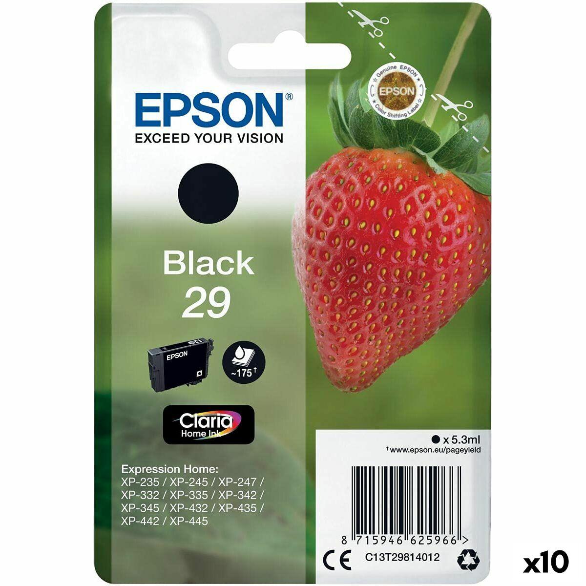 Epson 29 Sort Original Blækpatron 10-pak