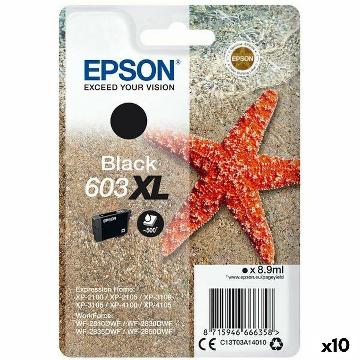 Epson 603 Sort Original Blækpatron 10-pak
