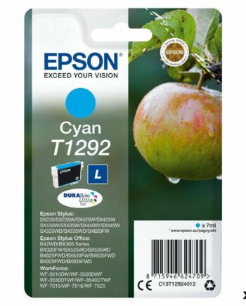 Epson T1292 Cyan Original Blækpatron  10-pak