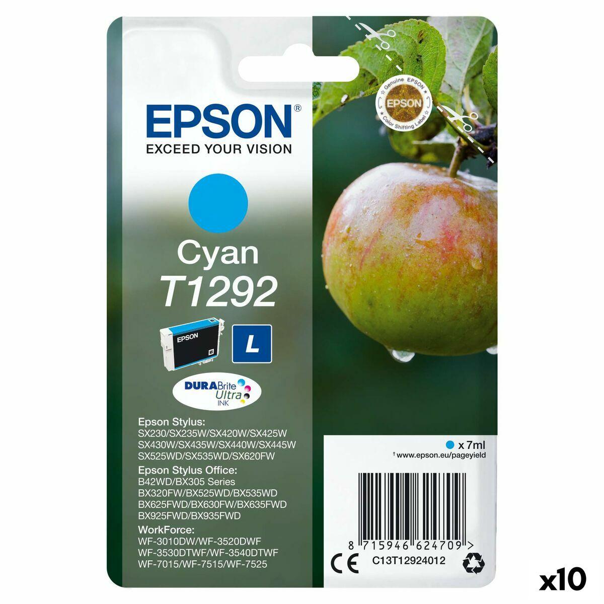Epson T1292 Cyan Original Blækpatron 10-pak