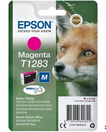 Epson T1283 Magenta Blækpatron Pakke Med 10  S22 Sx235w Sx420w Sx425w Bx305f Bx305fw