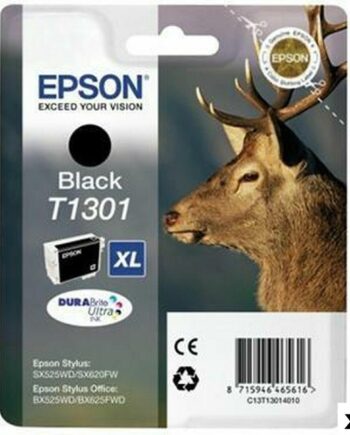 Epson T1301   Sort Blækpatron Pakke Med