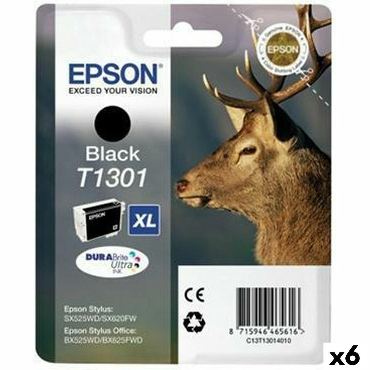 Epson T1301 Sort Blækpatron Pakke Med