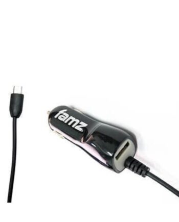 Famz Biloplader Sort Med Micro Usb-kabel