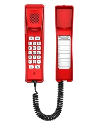Fastnettelefon Fanvil H2u Rød Stationær Telefon