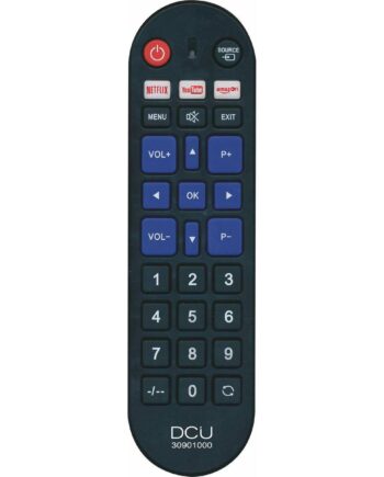 Fjernbetjening Universal Dcu Tecnologic Sort  Baggrundsbelyst