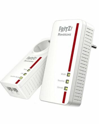 Fritz  Powerline 1260e Plc Adapter Sæt  1200 Mbit    Hvid