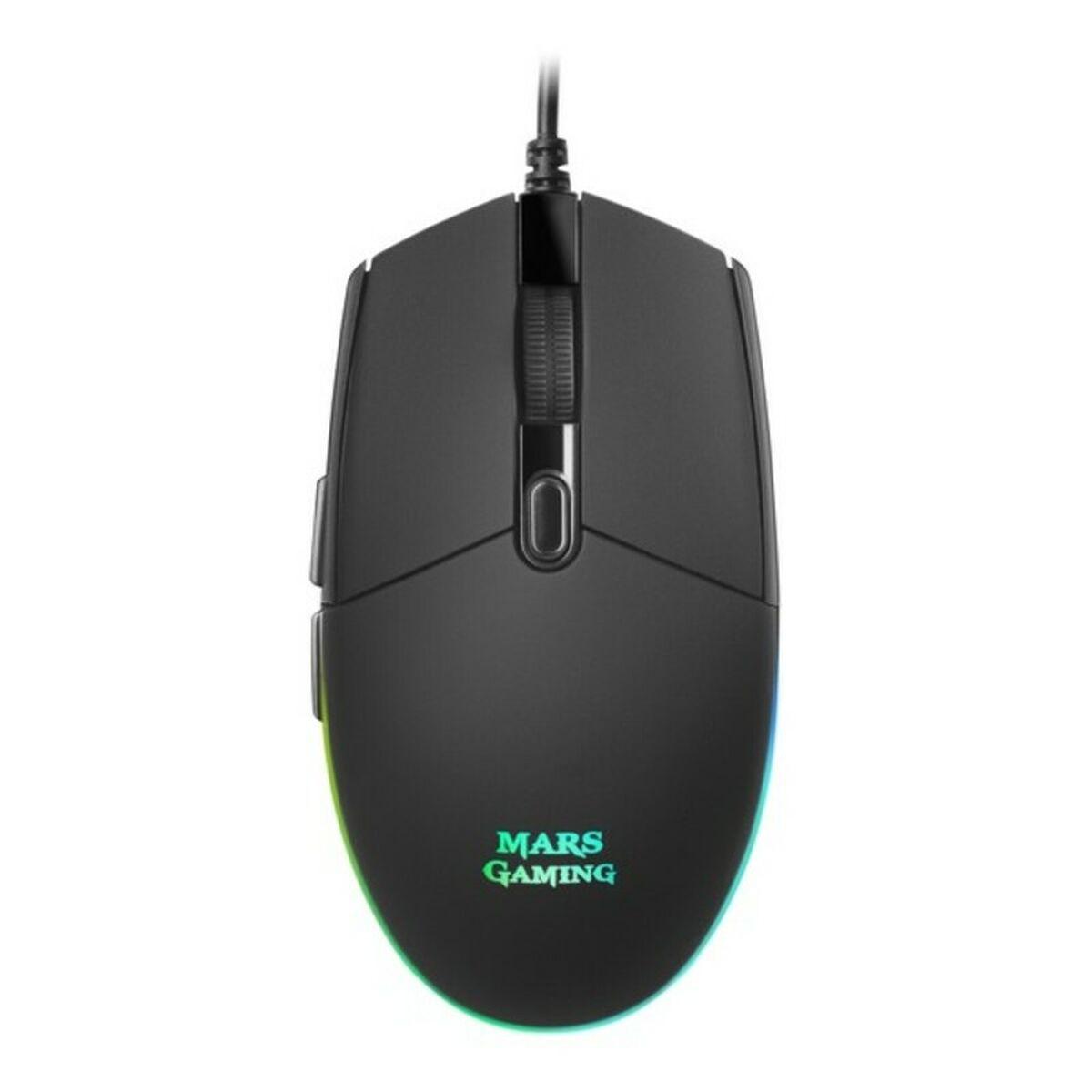 Gaming Mus Mars Gaming Mmg Optisk 3200 Dpi Sort