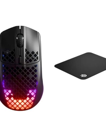Gaming Mus Steelseries Aerox   Wireless Sort  Rgb  Trådløs