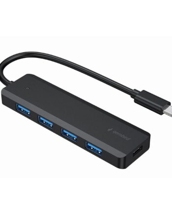 Gembird Usb-  Til  -port Usb     Hub  Aluminium  15 Cm